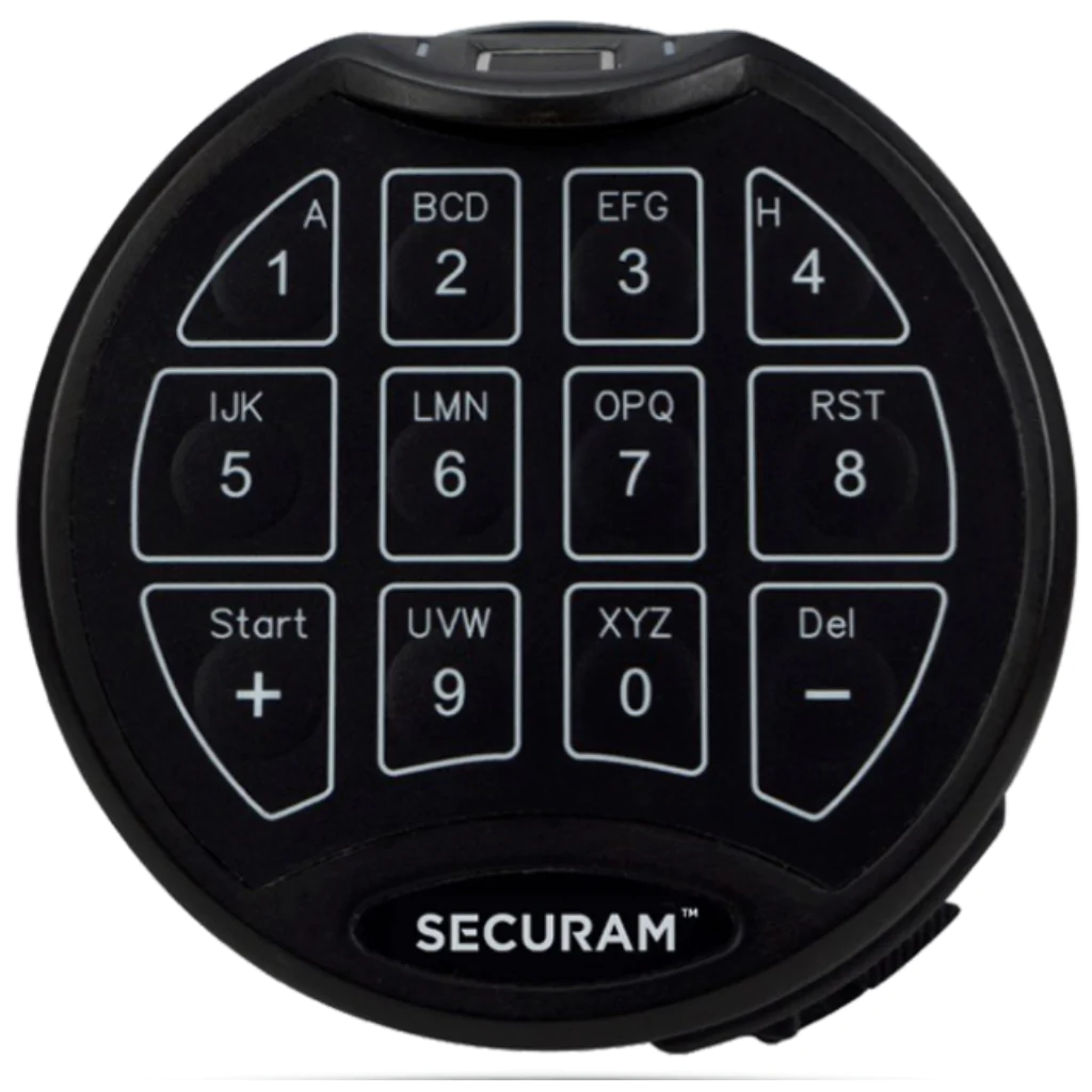 SecuRam Scanlogic Biometric Basic Keypad, Matte Black - QC Emergency ...