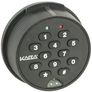 Kaba Mas Auditcon Model 252 Standard Bolt Lock with Round Keypad